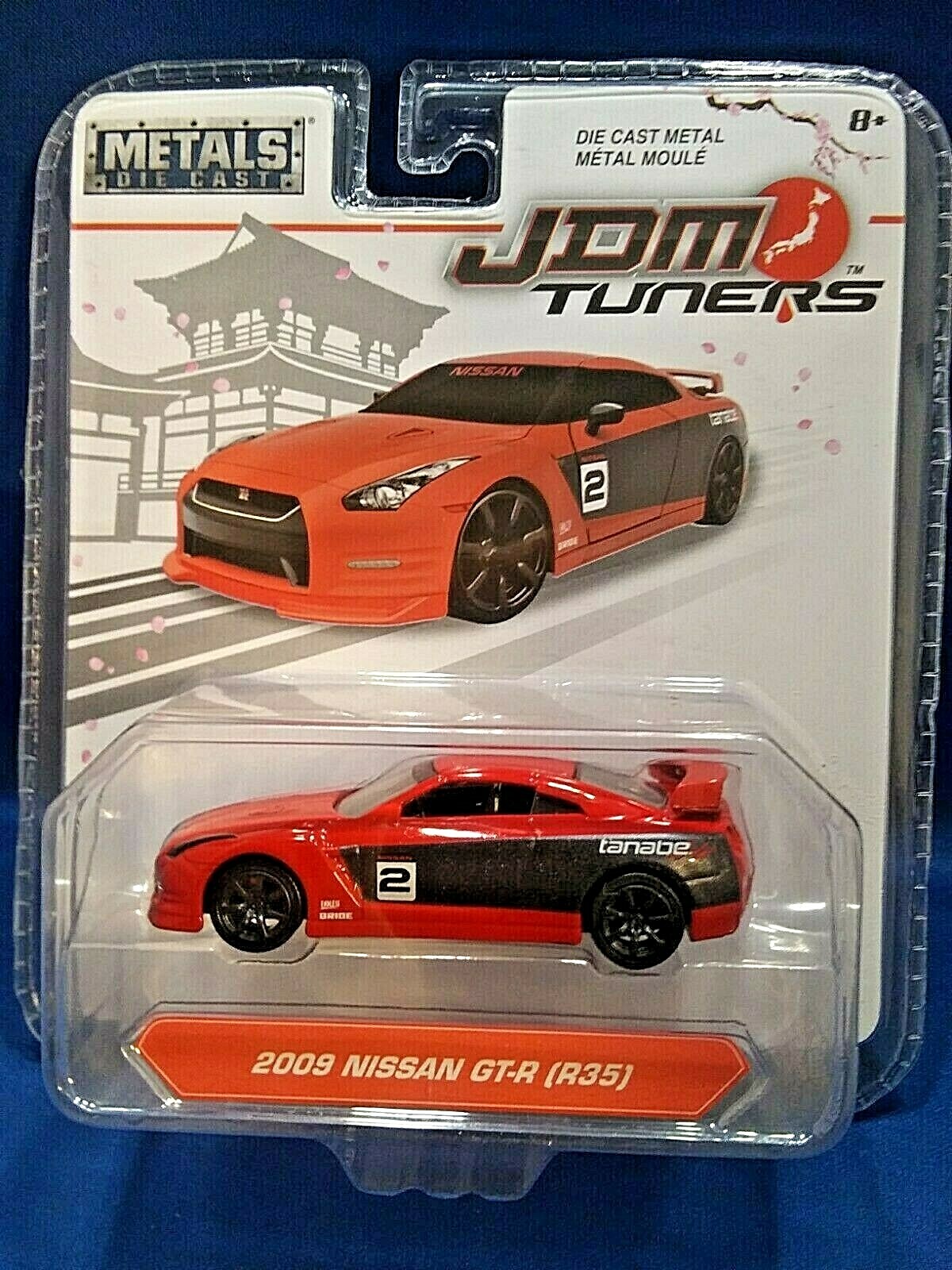 JDM Tuners 2009 Nissan GT-R (R35) Red Die-Cast 1:64 Scale Jada Toys Must See