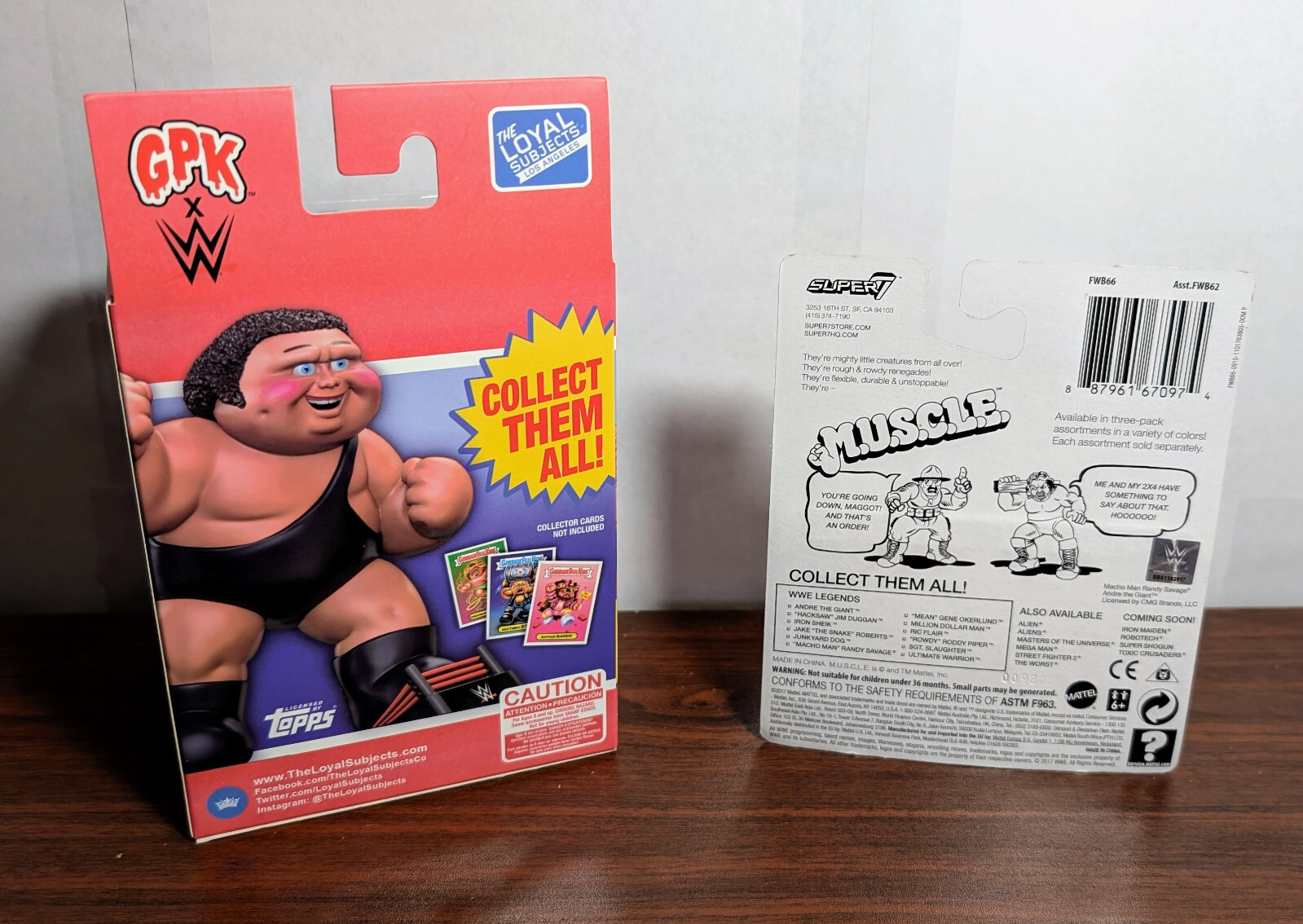 WWF Wrestling Muscle Legends and Andre the Giant toy and few Toy belts