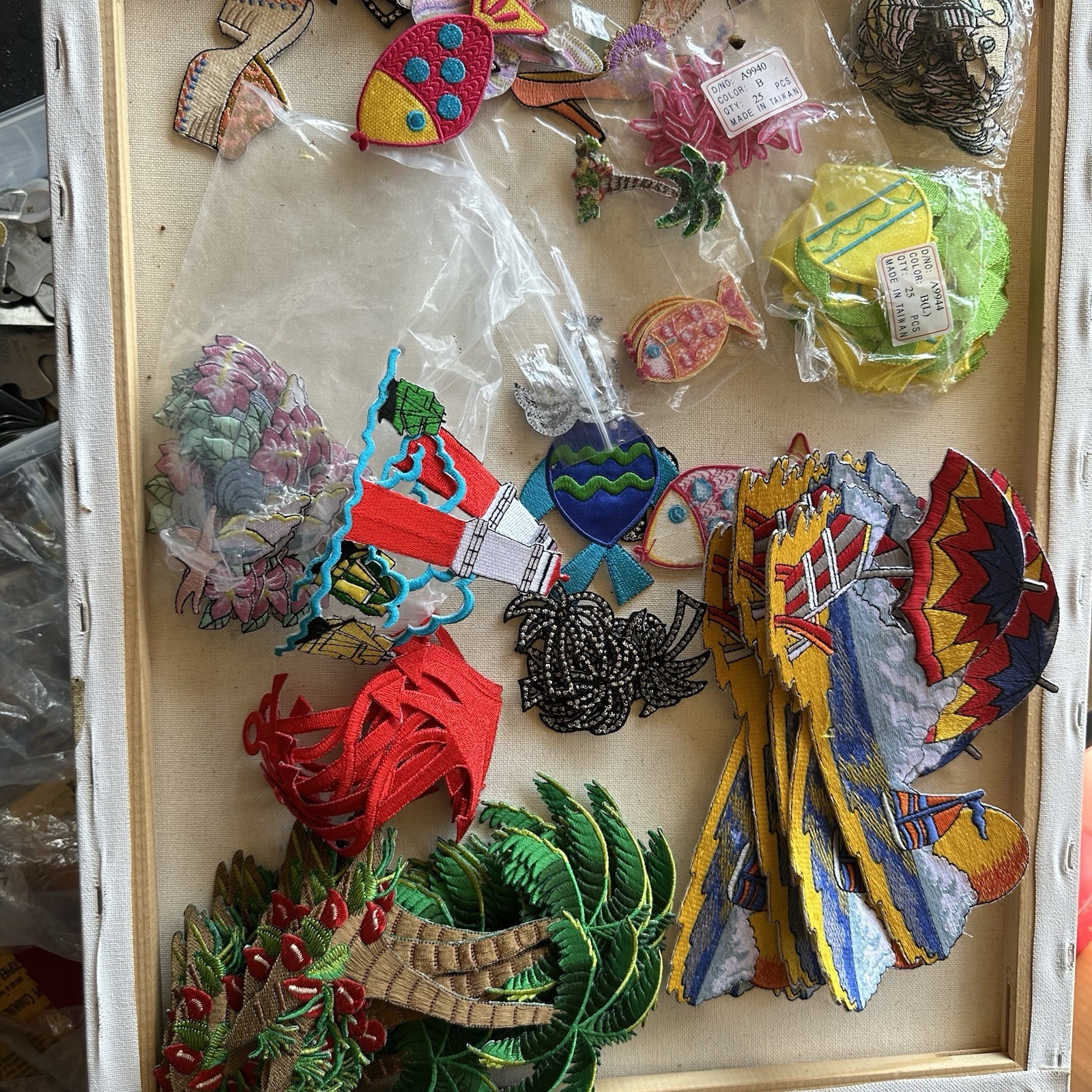 Lot Of 20 Random Nautical Seaside Beach Sea IronOn Patches Appliqué Embroidered
