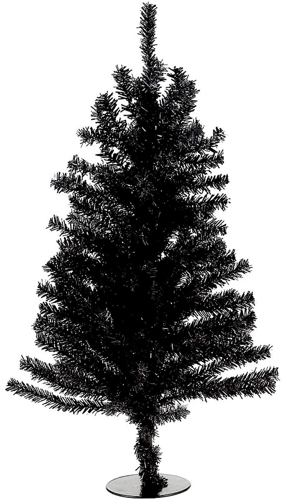 Kurt Adler 18″ Black Mini Christmas Tree