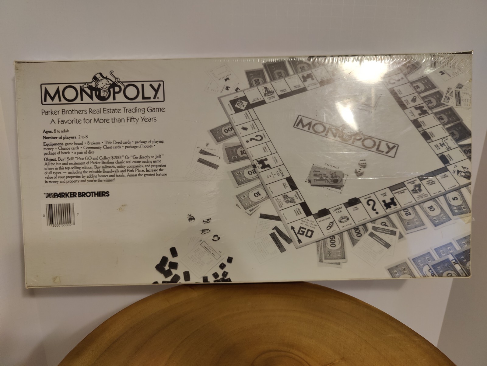 MONOPOLY BOARD GAME, SEALED Boardgame, PARKER BROTHERS, 1999 NEVER OPENED, GAMES