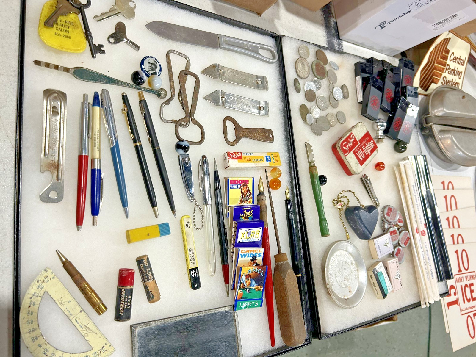 90+ + estate Vintage Junk Drawer lot