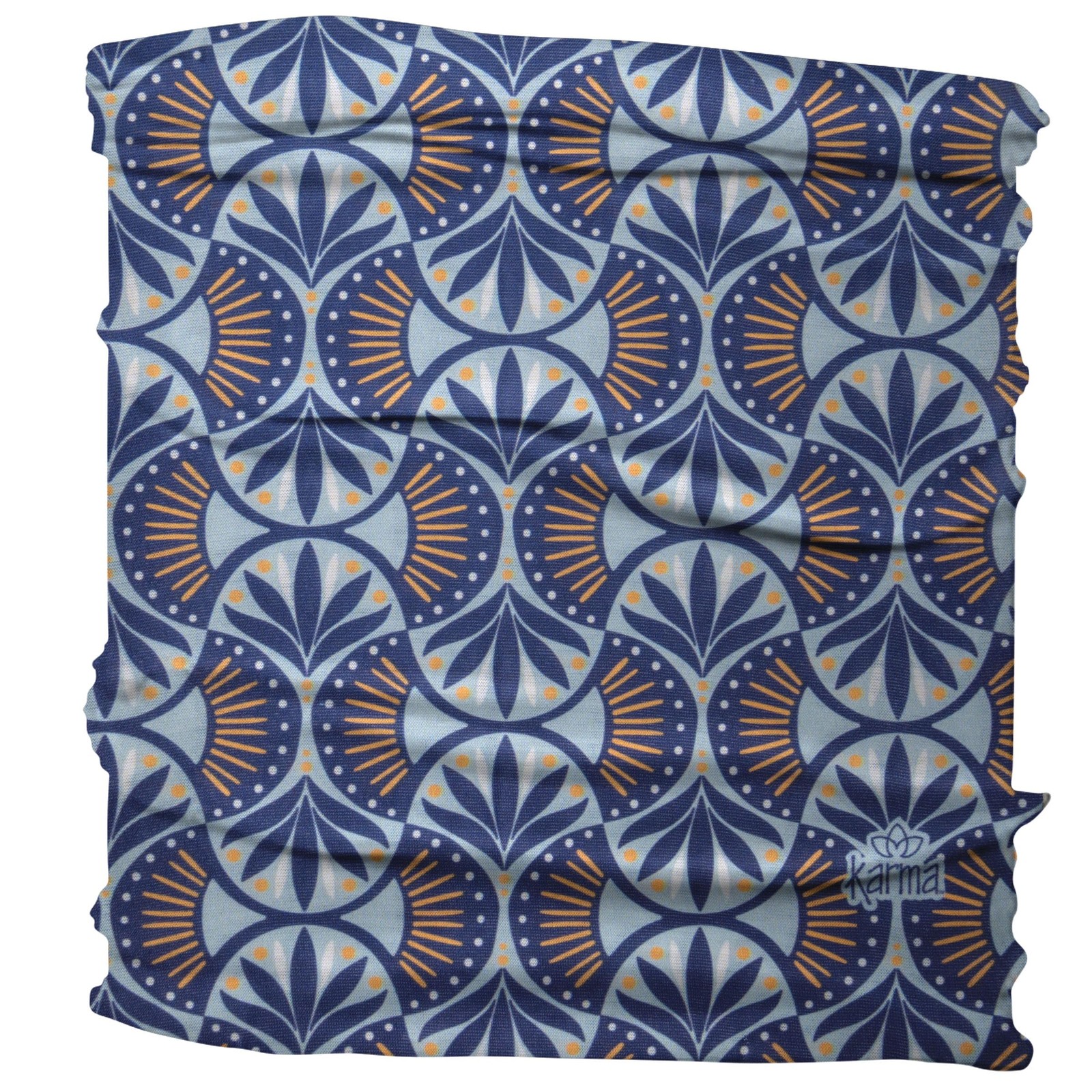 Karma Deco Women’s Headband, Medium, Blue Fabric Hair Scarf