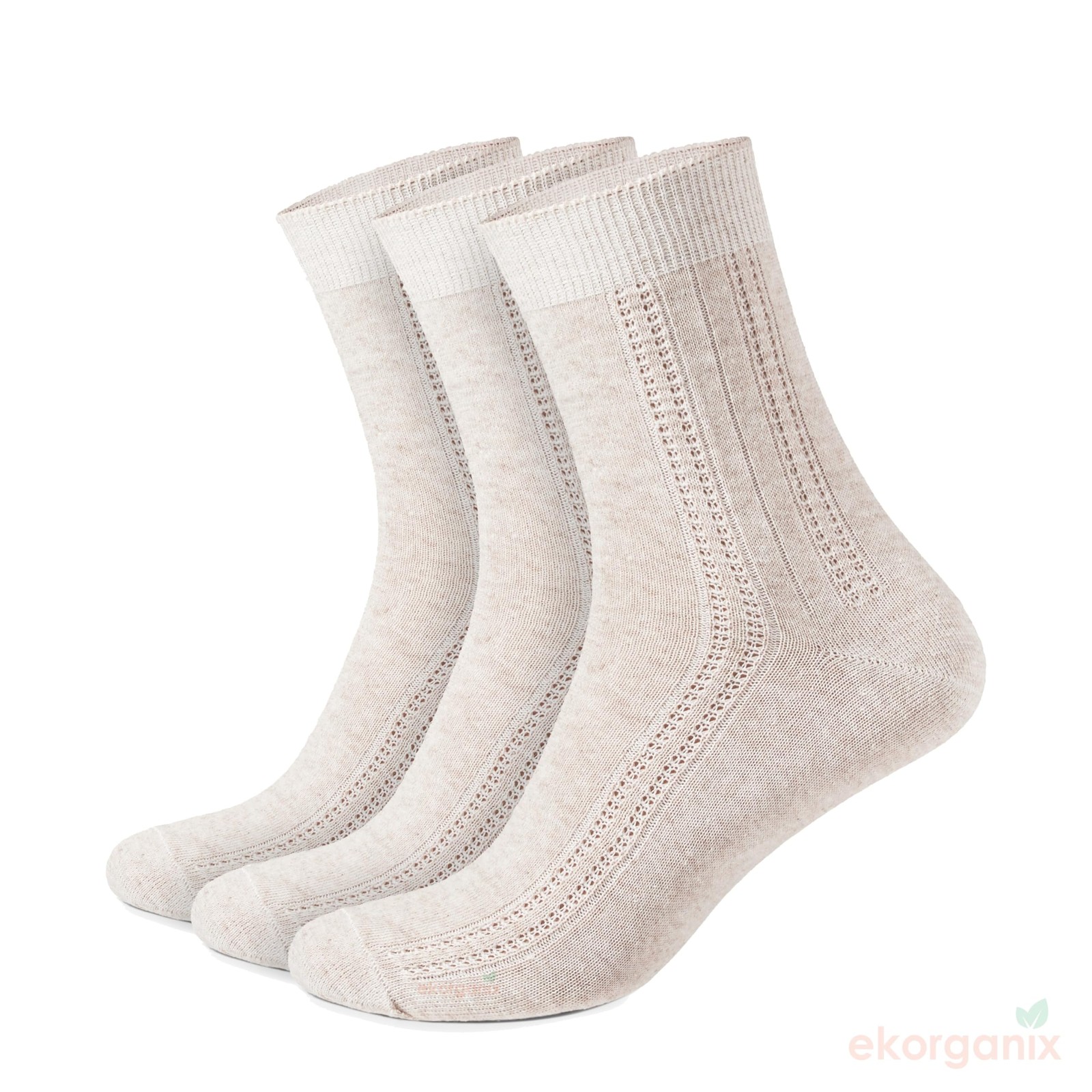 100% Pure Linen Women’s socks (3, 10-12)