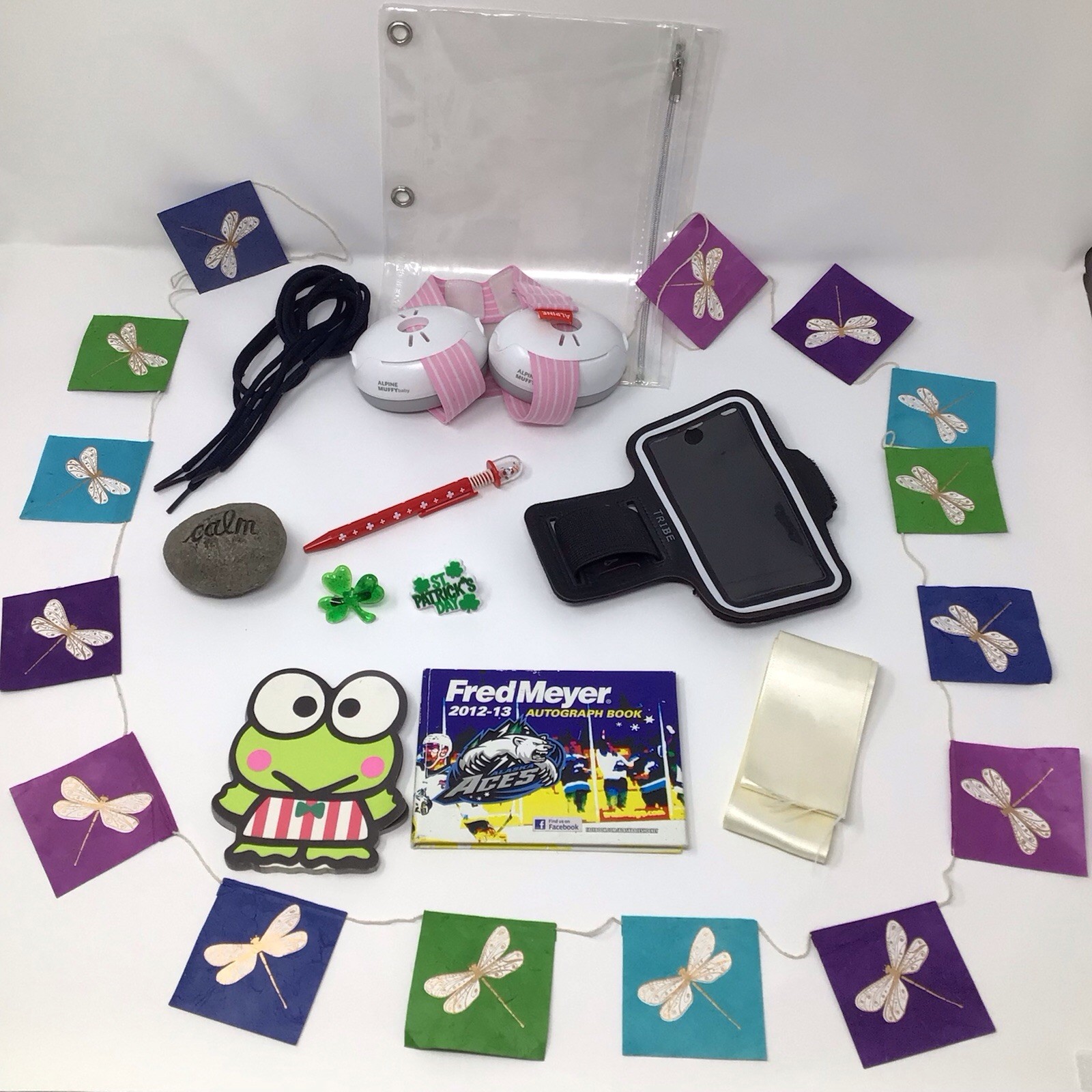Junk Drawer Miscellaneous Items Random RARE Stationary Keroppi Swiss Pen READ