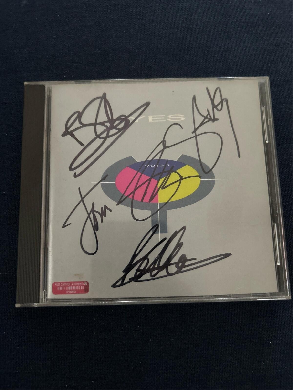YES Signed Autographed 90125 CD By All 5. Anderson Squire Rabin White & Kaye COA