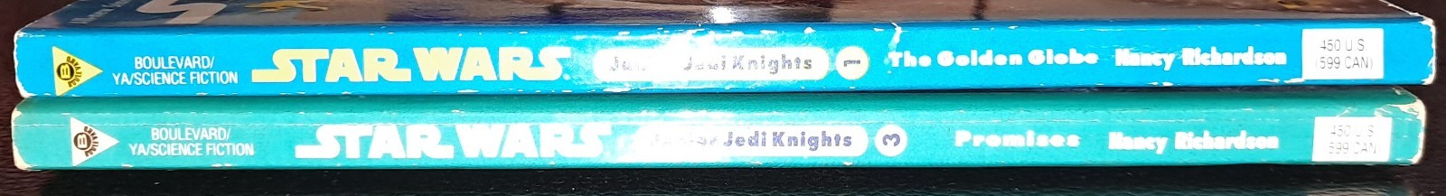 STAR WARS JUNIOR JEDI KNIGHTS Lot of 2 Paperbacks VOLS 1 & 3 (1st Printing)