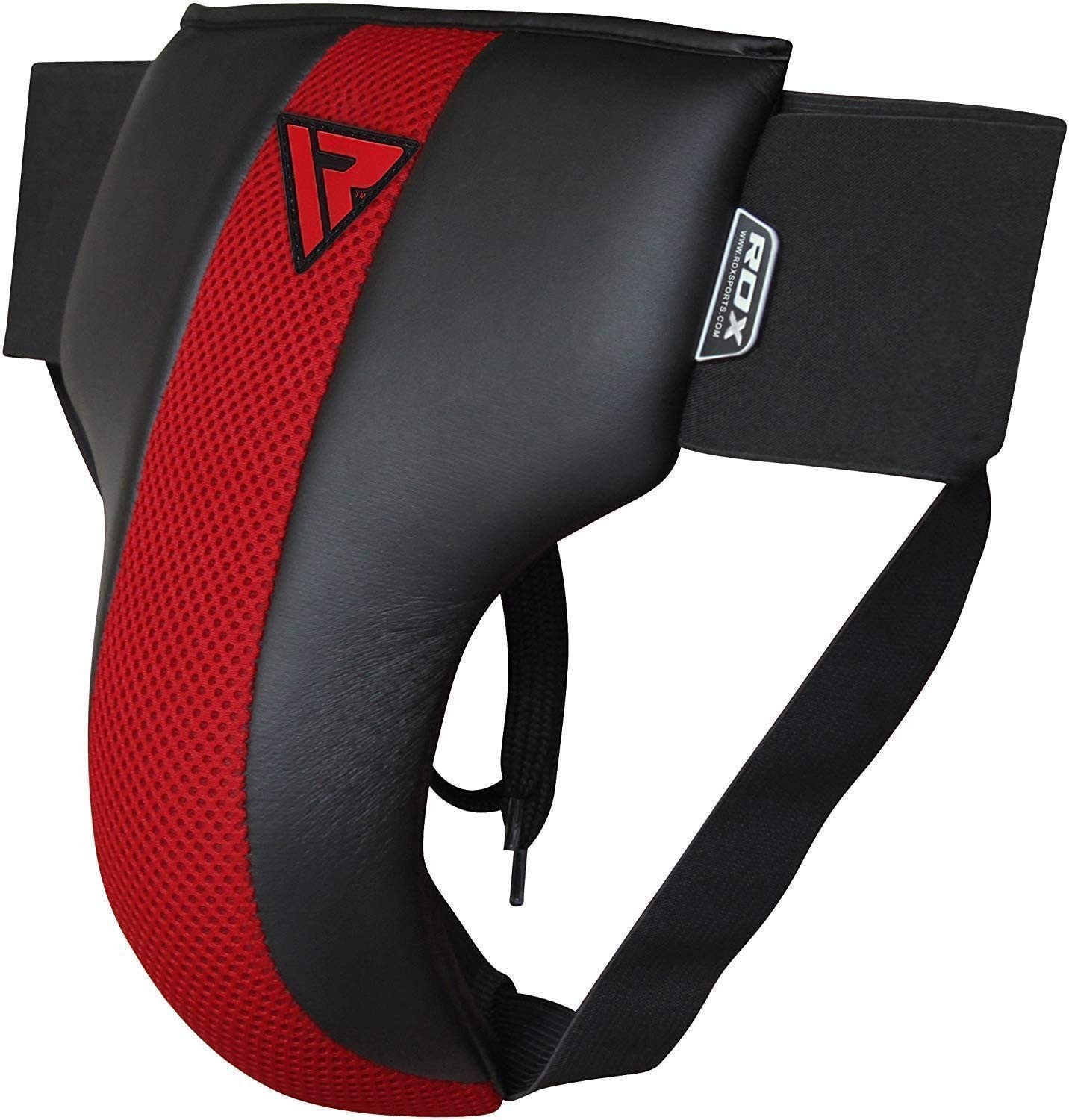 RDX MMA Abdominal Guard Groin Cup Boxing Protector Medium Red
