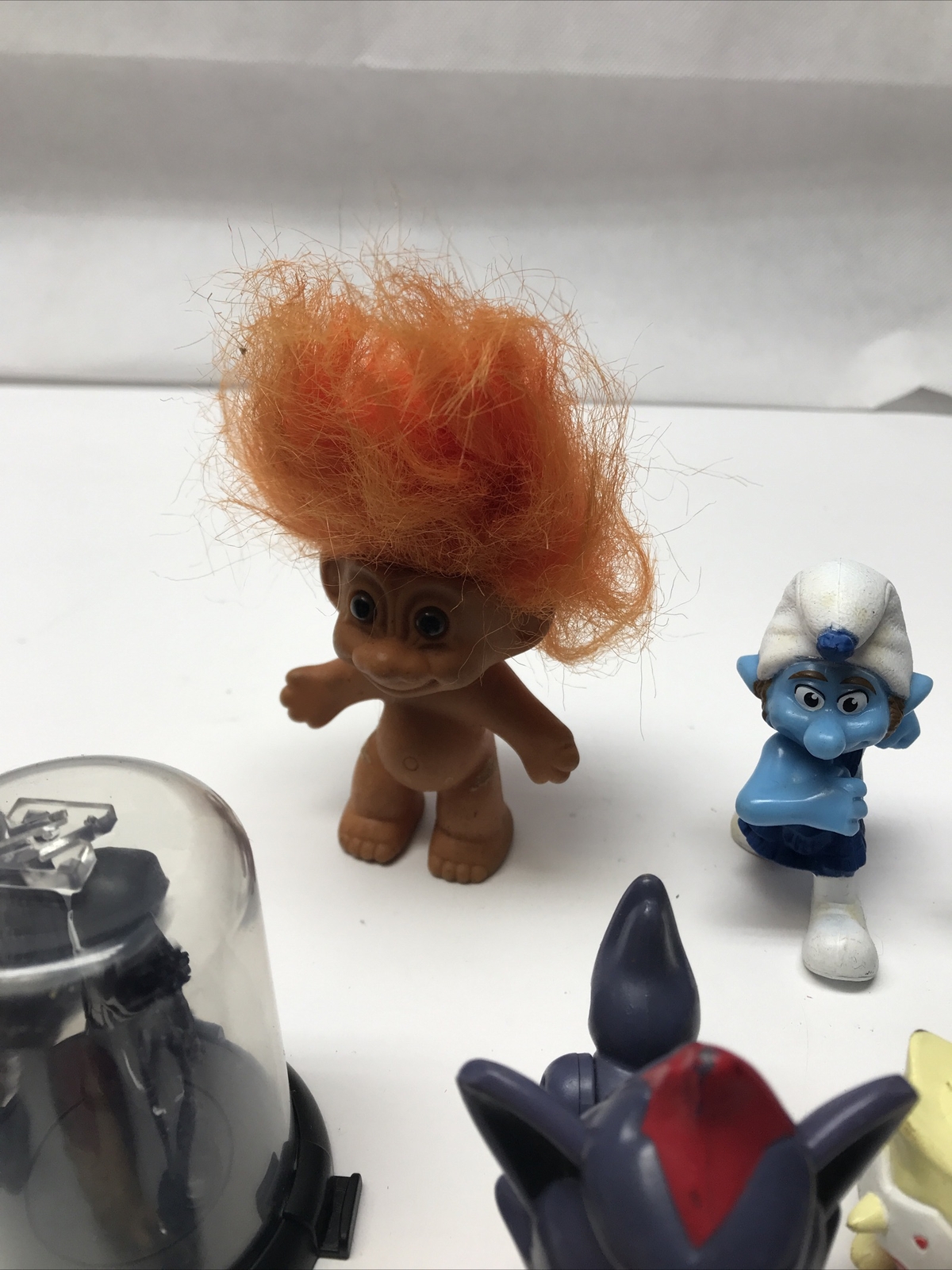 Junk Drawer Lot Of 20+ Mcdonalds Toys Action Figures Star Wars Marvel Smurfs KG