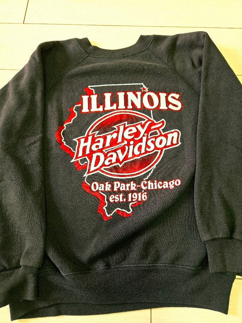 Good print on both sides! 80　90’s Harley Davidson Sweatshirt