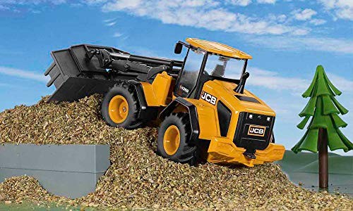 Siku 1:32 3663 JCB 435S Agri Wheel Loader Orange Front Construction Model