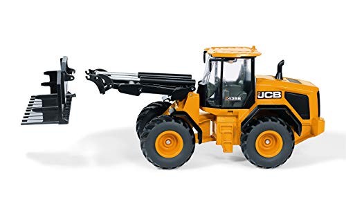 Siku 1:32 3663 JCB 435S Agri Wheel Loader Orange Front Construction Model