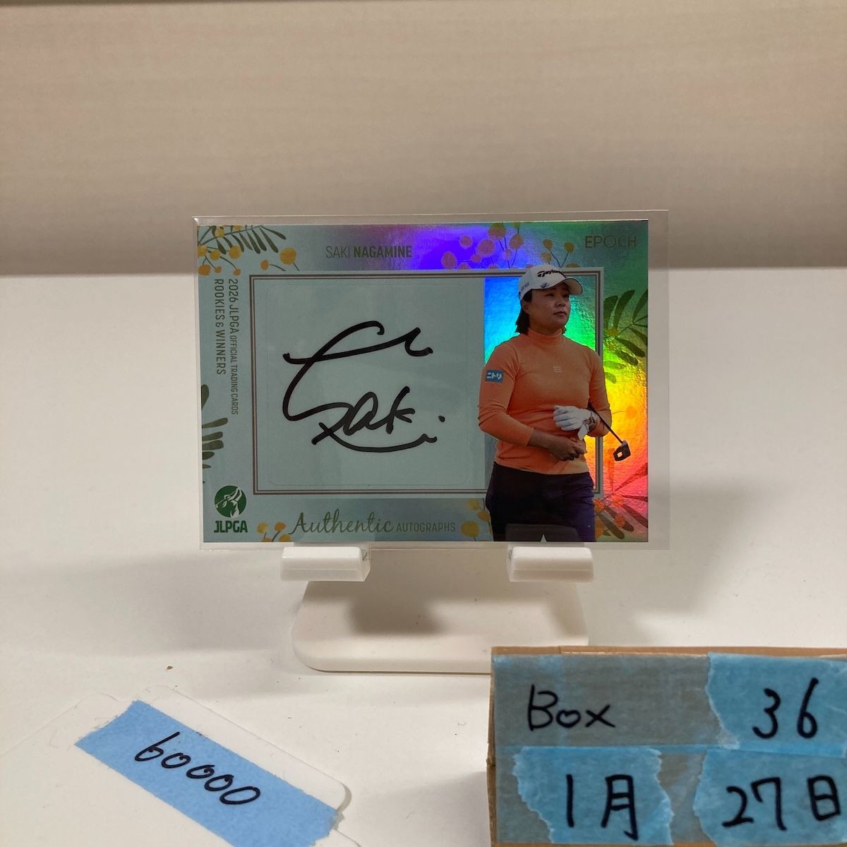 Saki Nagamine 2026 Epoch JLPGA Rookies Autographed 1/1 Women’s Golf
