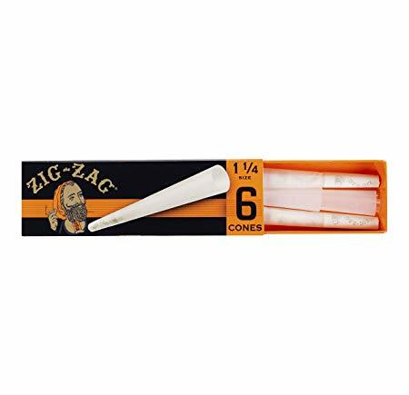 Zig-Zag 1 1/4 1.25 Cones – 6 PACKS – Rolling Pre Rolled Tips 6 Per Pack Zig Zag