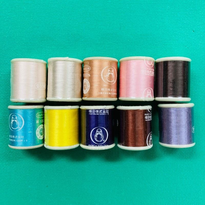 [New unopened product] [Set of 10] Daruma silk sewing thread #50 100m MT15