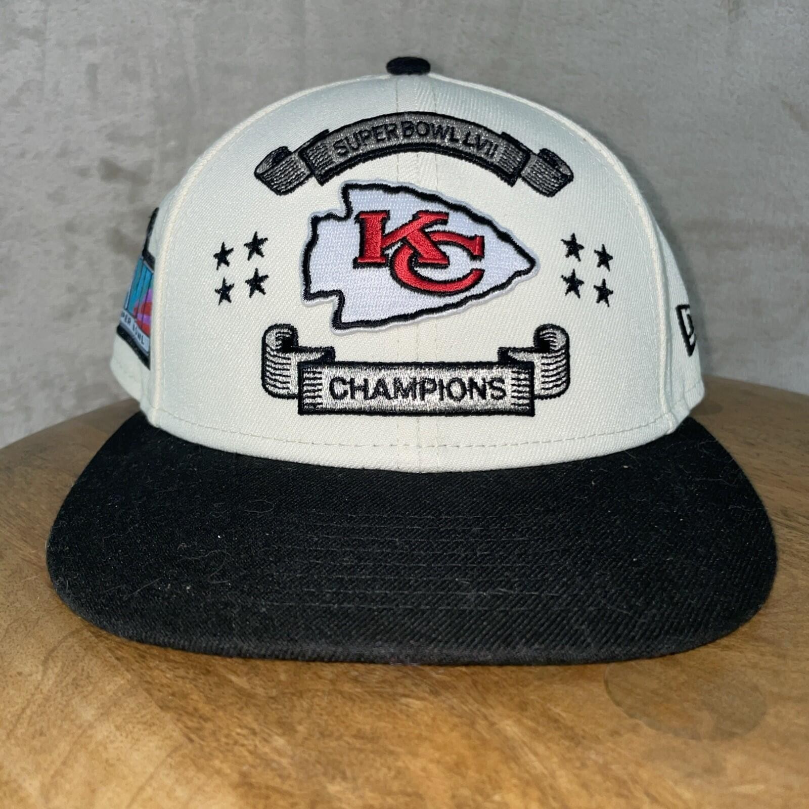 NEW – Authentic New Era 9FIFTY Snapback KC Chiefs Super Bowl LVII Champions Hat
