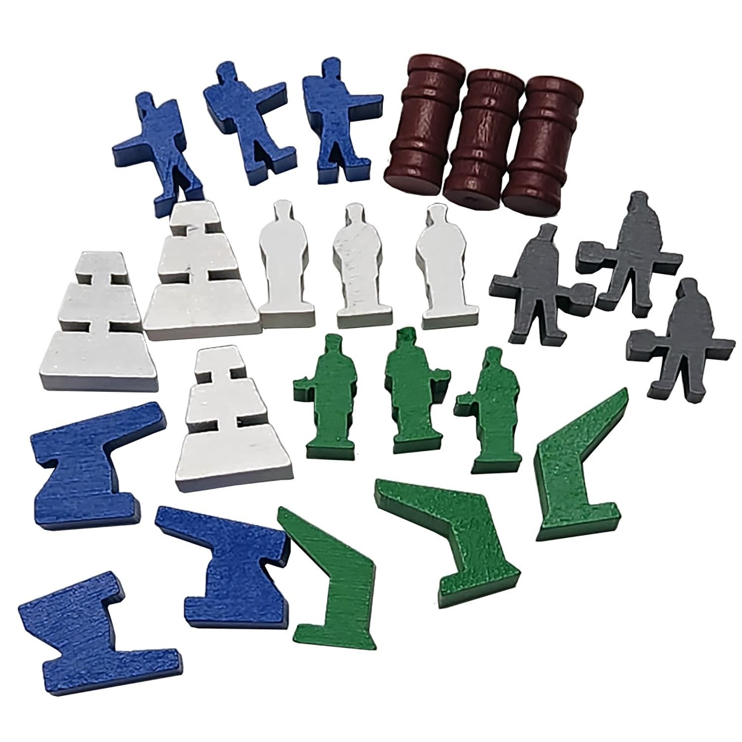 Rio Grande Games Shipyard Wooden Parts Expansion 192 Pieces