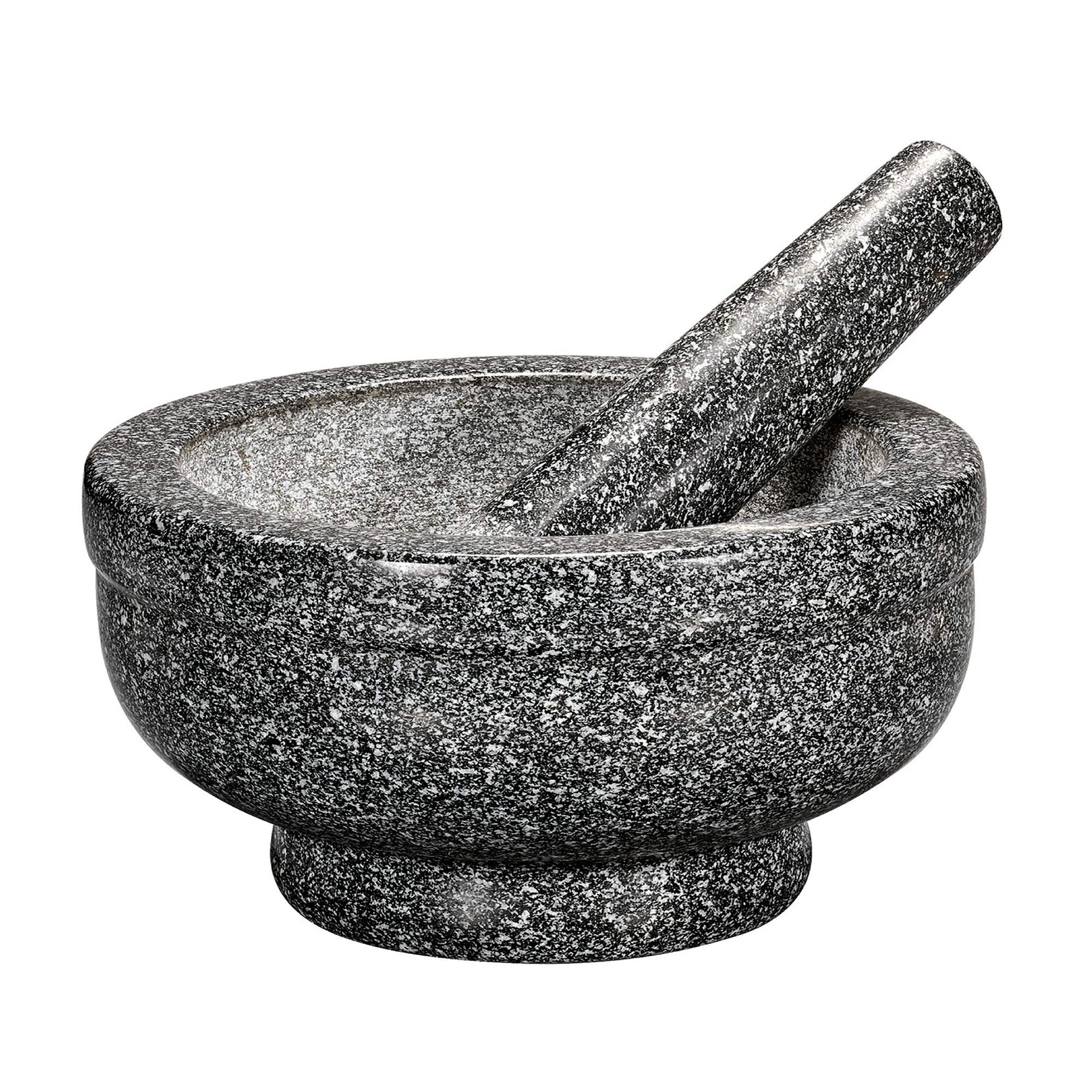 Cilio Granite Giant Mortar and Pestle, 5 x 6.75, Granite