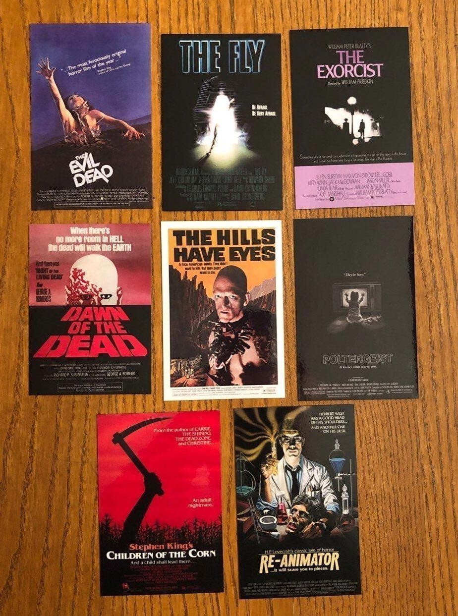 horror movie fridge magnets suspense