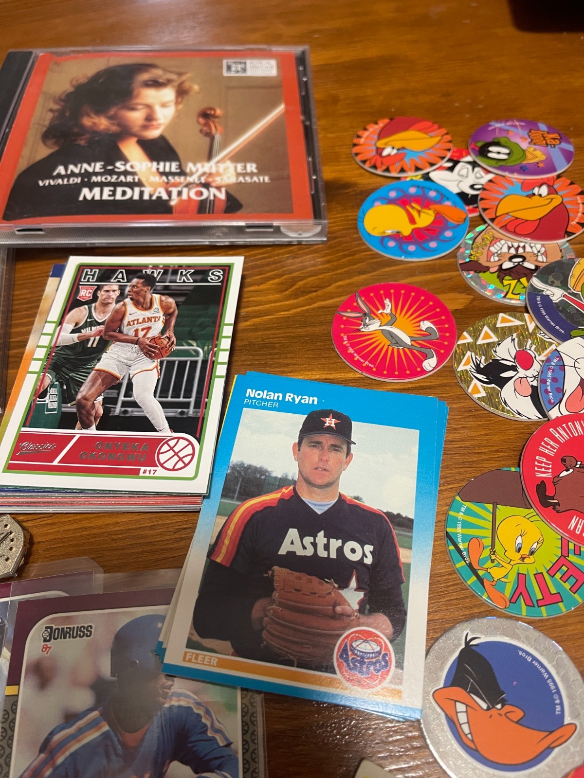 Vintage Junk Drawer Lot – PACKS, BASEBALL , BASKETBALL Cards, GPK, CDS, Pokémon