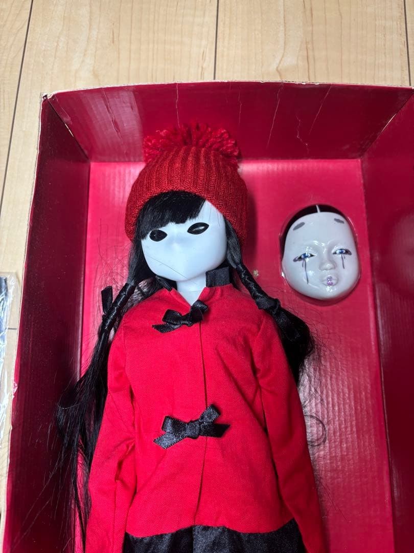 Little Apple Dolls Red Costume Mask Box Art Doll Used