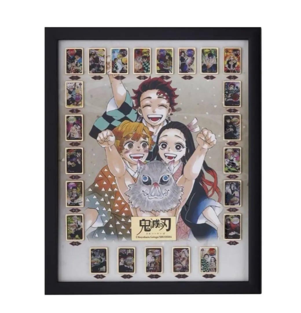 Demon Slayer Kimetsu No Yaiba JCS Limited Complete Pins Set with Frame