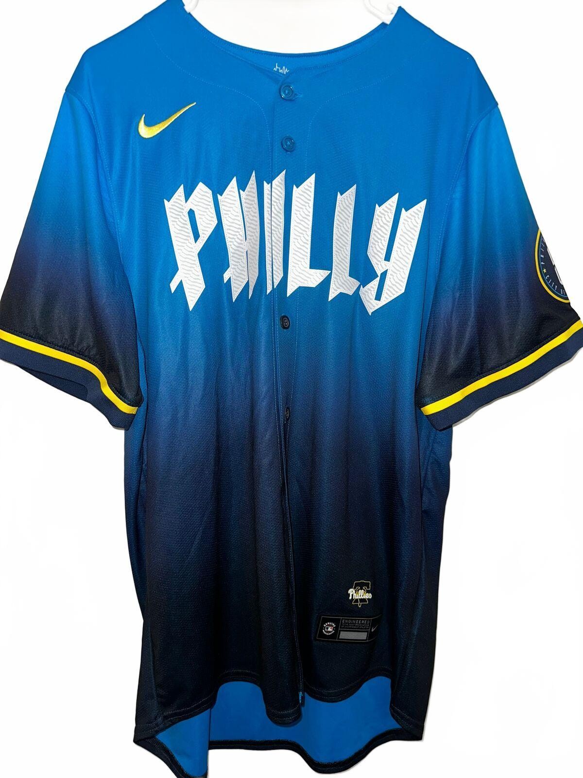 Bryson Stott Philadelphia Phillies Auto Fanatics Light Blue City Connect