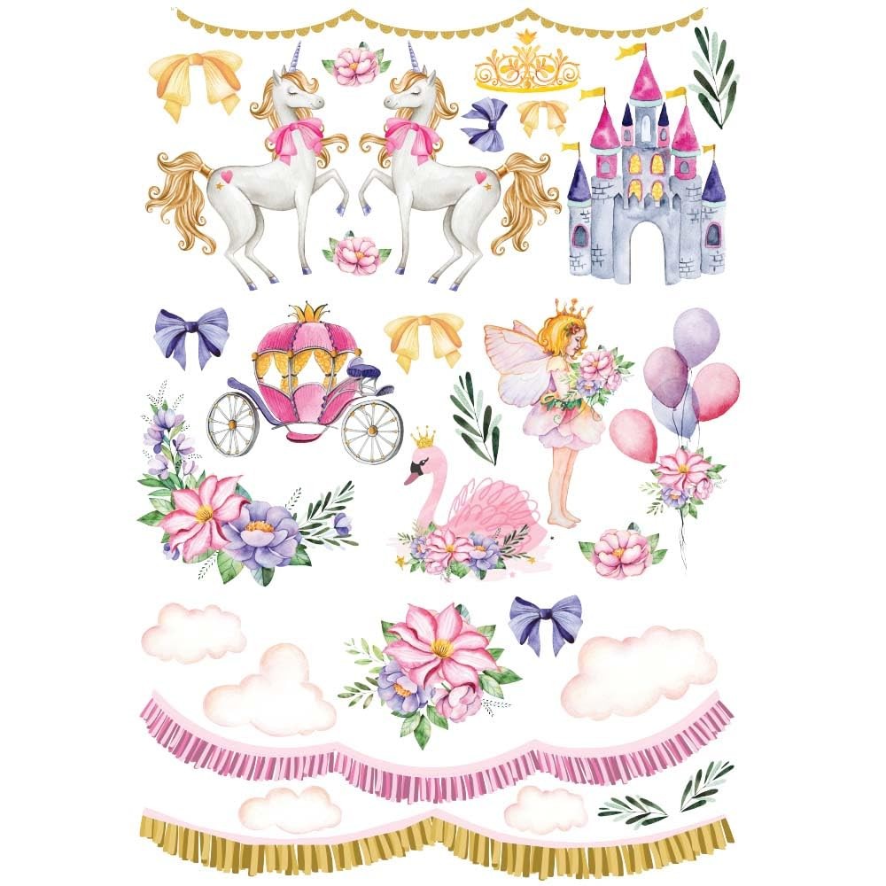 Re-Design Redesign Transfer Baby Girl, White, OSFA