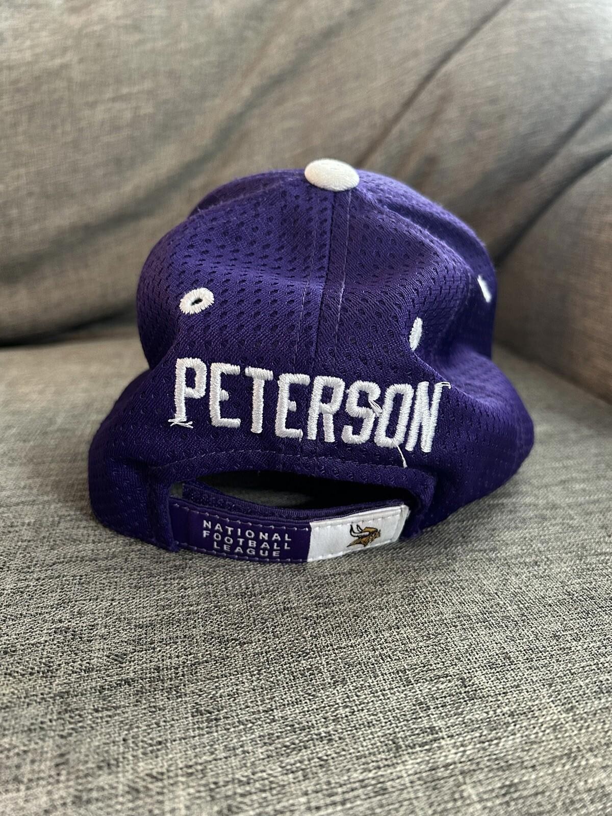Minnesota Vikings Adrian Peterson #28 Reebok Pro Line Snapback Hat Cap NFL OSFM