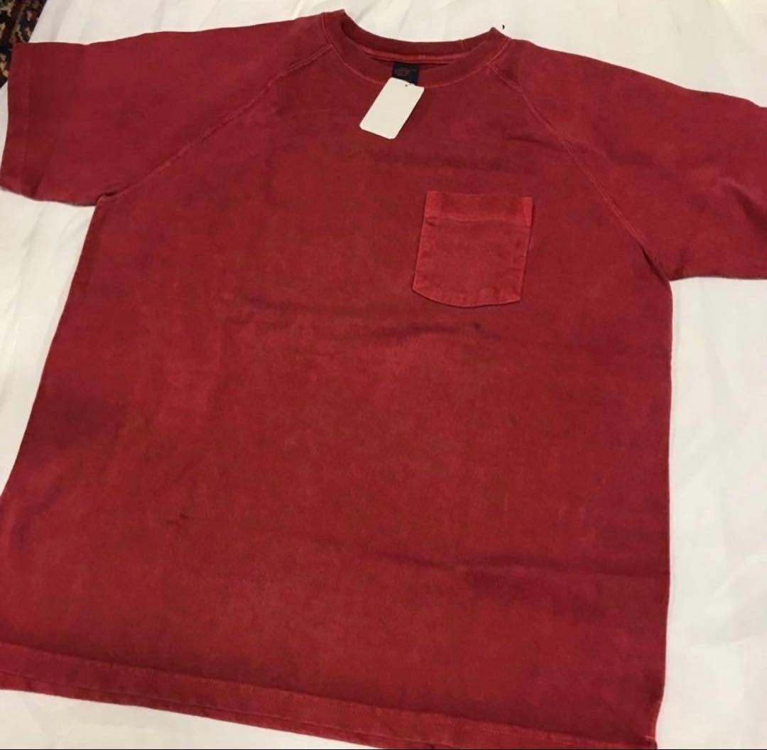 New [M] Good On Heavy Raglan Pocket T-shirt Made in Japan