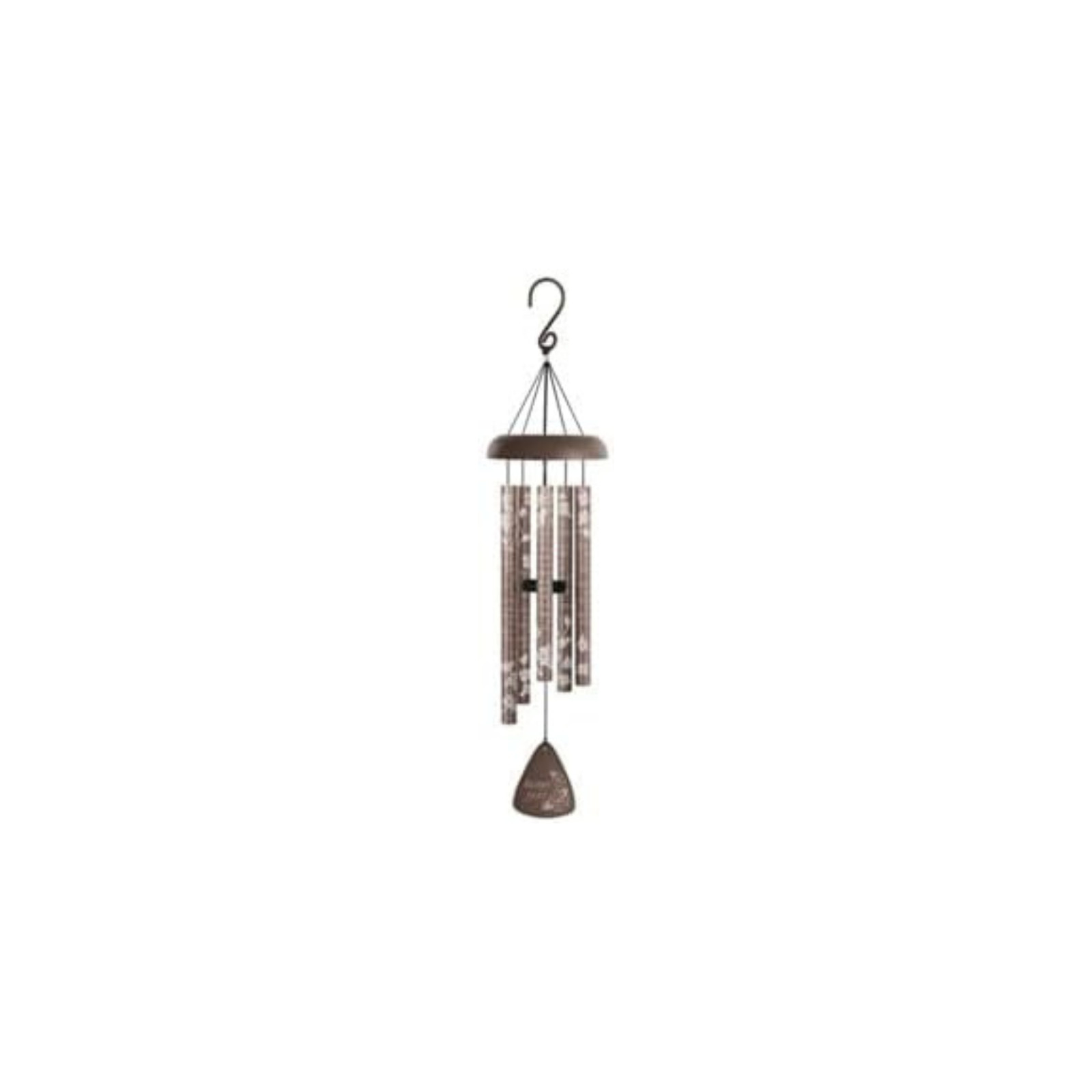 Carson Wind Chime-Silhouette Sonnet-Always Near-Matte Bronze (30″)
