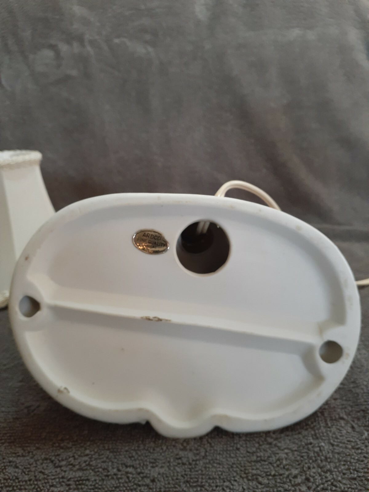 Vintage 1950’s  ARDCO Porcelain Lamp 