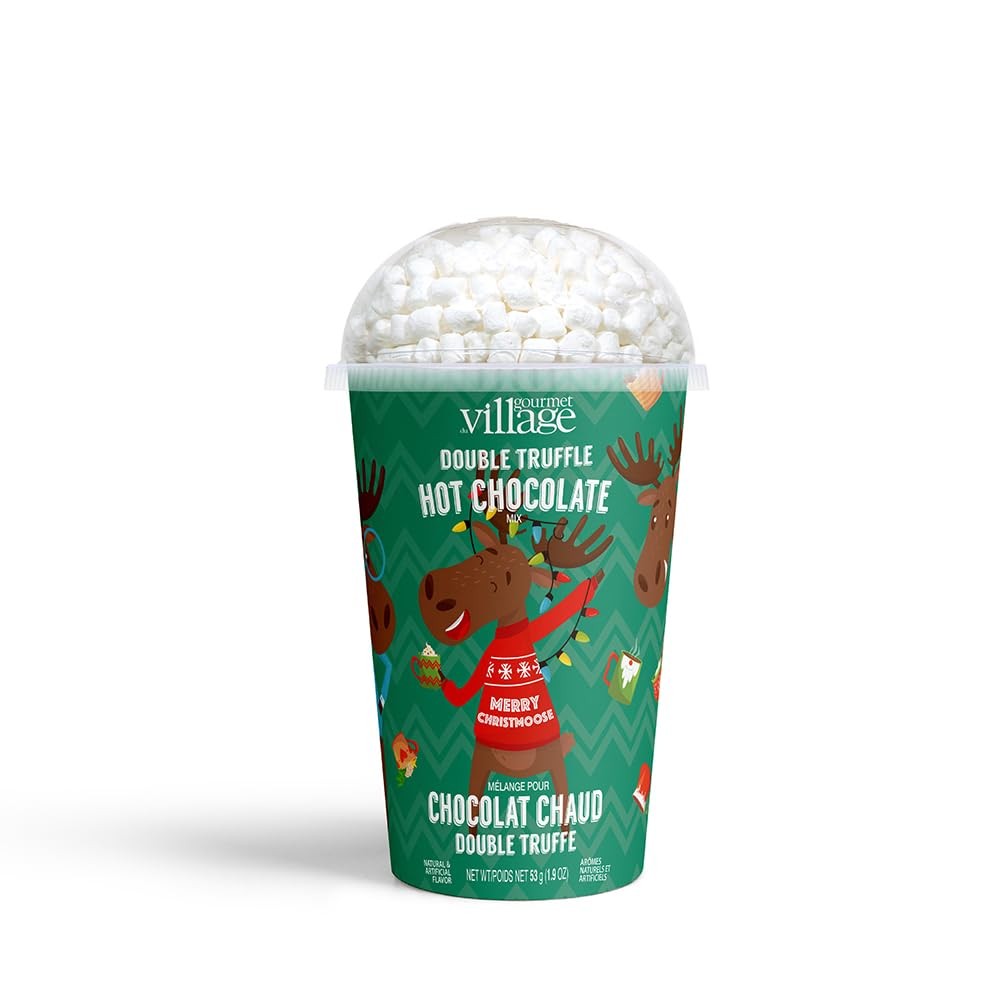 Gourmet Du Village Merry Christmoose Hot Chocolate Cup, 53 g (1.9 oz.)