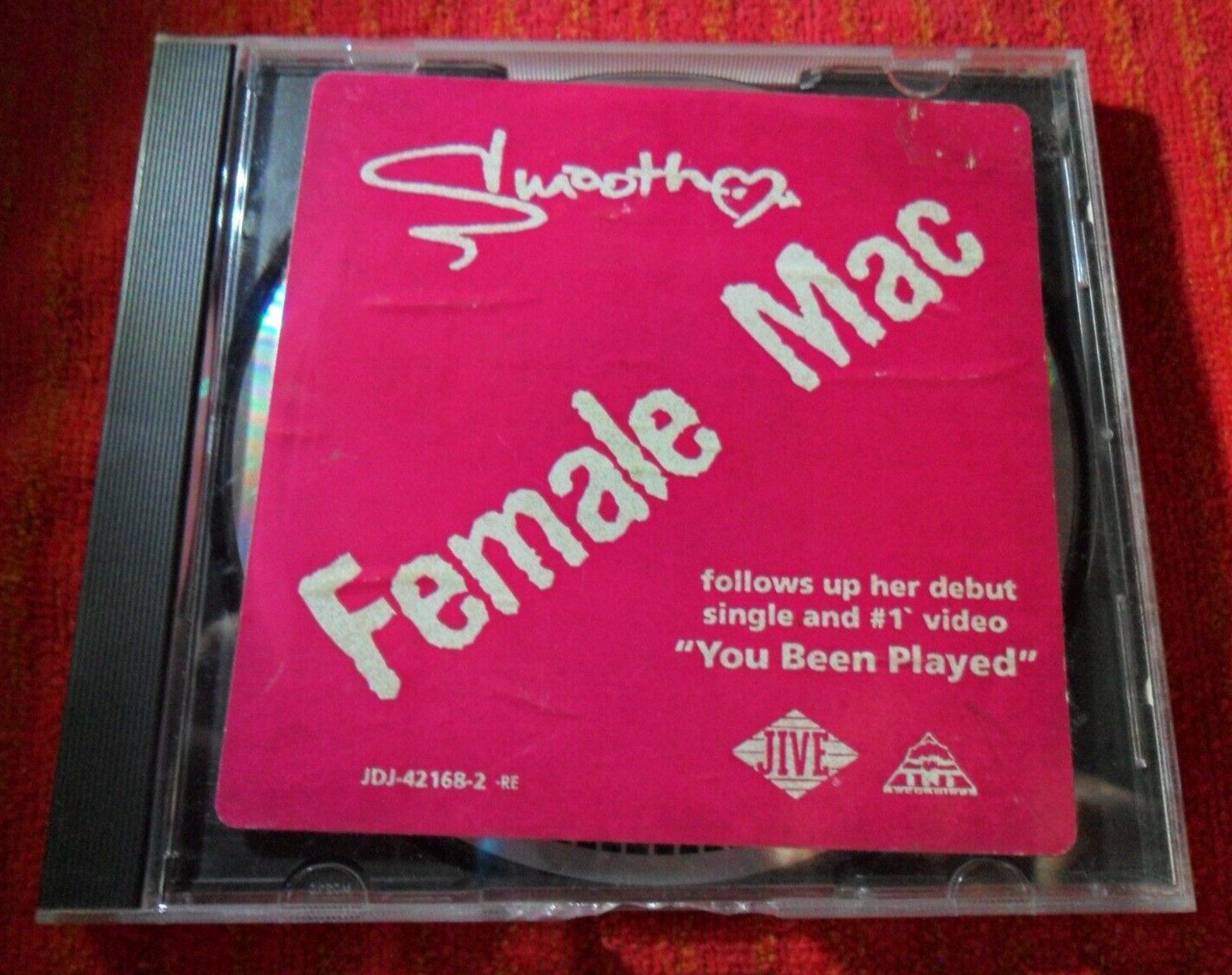 M.C. SMOOTH FEMALE MAC 1993 JIVE RECORDS (PROMO) REMIX CD you’ve been played