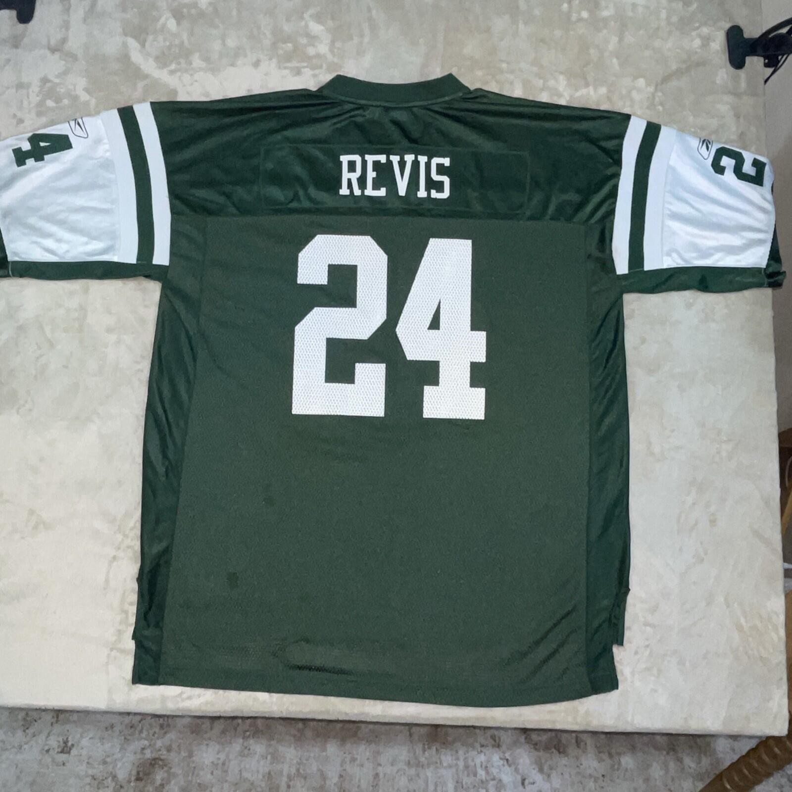 Reebok NFL New York Jets Darrelle Revis #24 Football Jersey Men’s 2XL