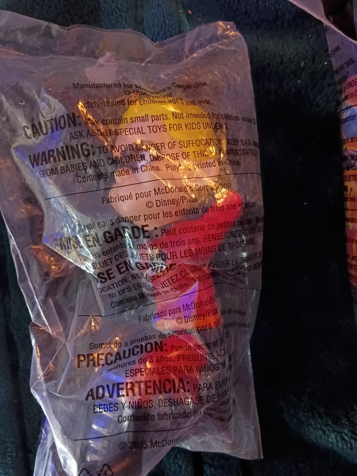 Set of 3 Vintage 2004 Disney Pixar The Incredibles McDonalds Happy Meal Toys New