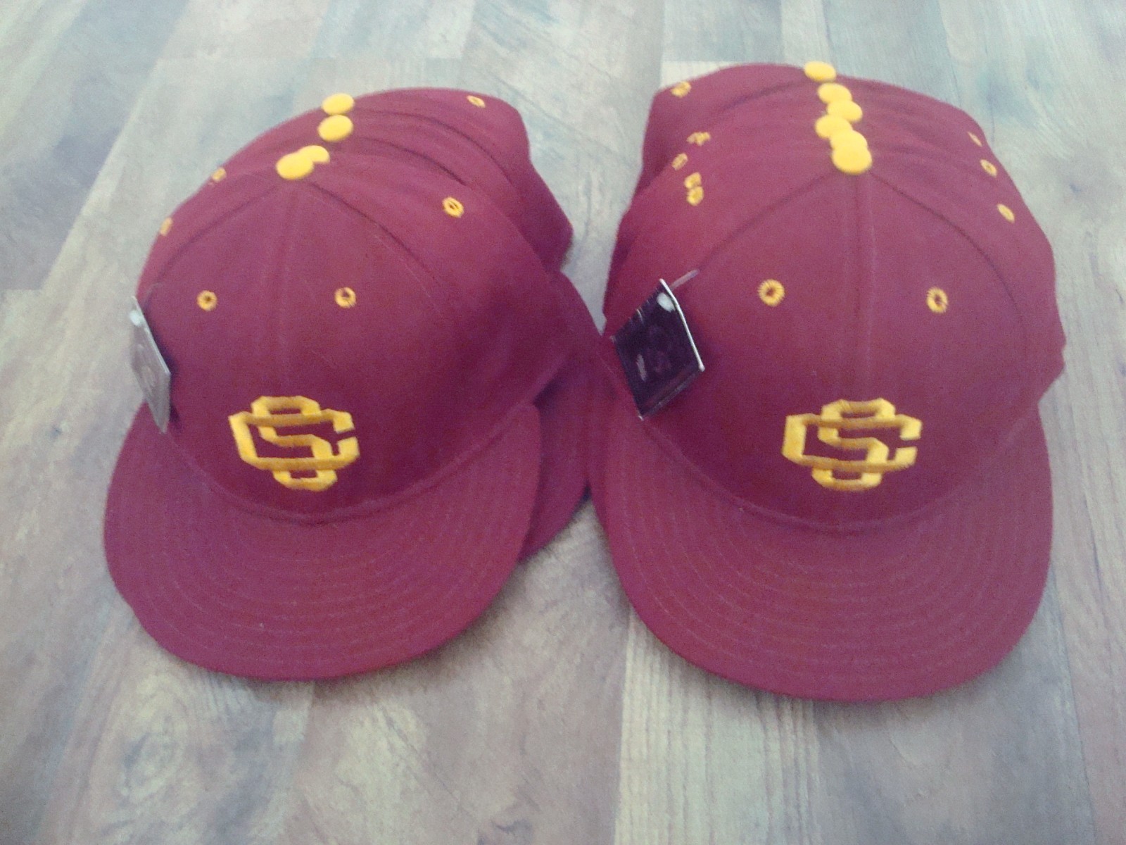 USC TROJANS WHOLESALE LOT 10HATS 1980S 1990S 80S 90S VINTAGE FITTED USA MADE