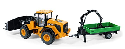 Siku 1:32 3663 JCB 435S Agri Wheel Loader Orange Front Construction Model
