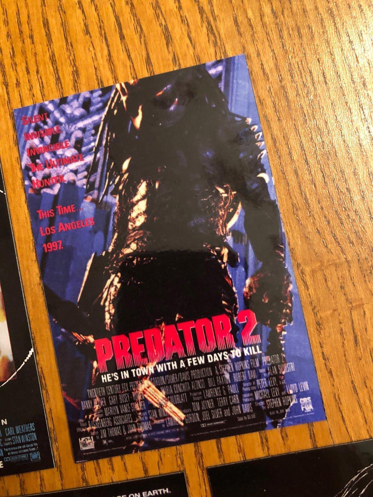 Predator fridge magnets movie posters action suspense 80’s 90’s 2000’s alien