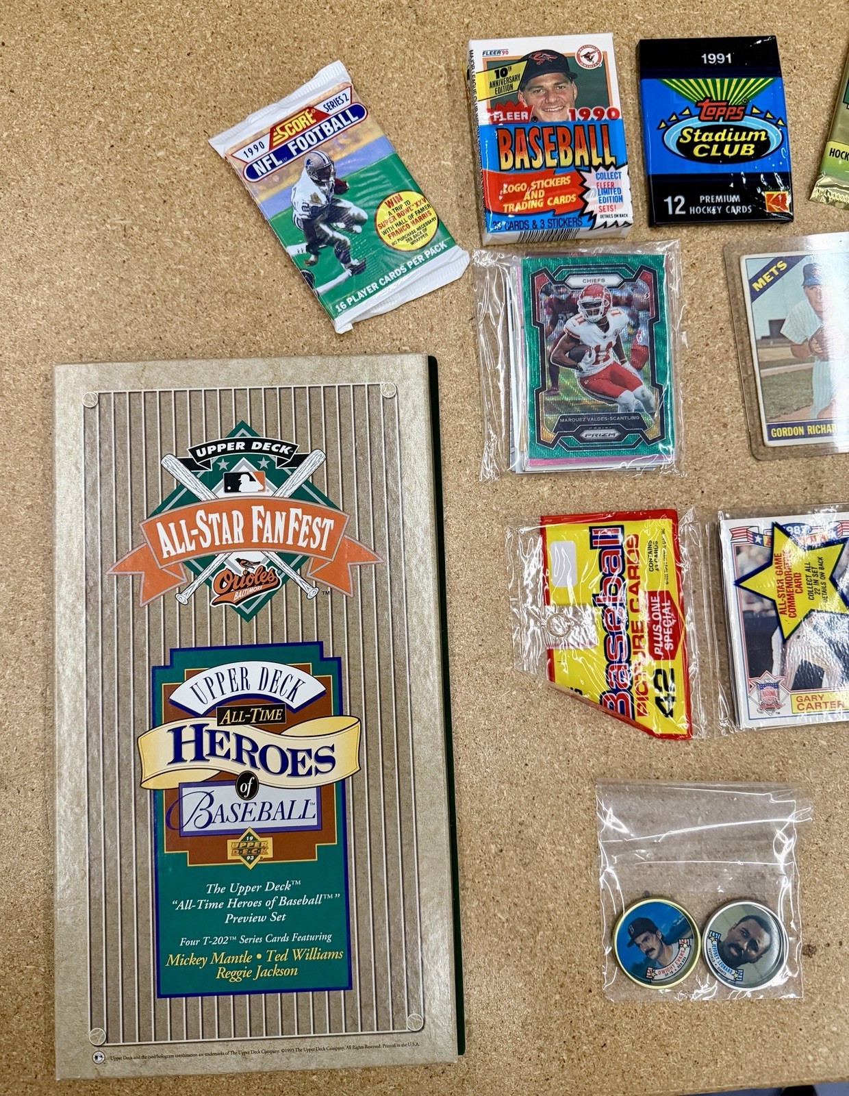 Sports Comics & Coins Collection Lot # 2 Football Hockey Baseball DC Marvel