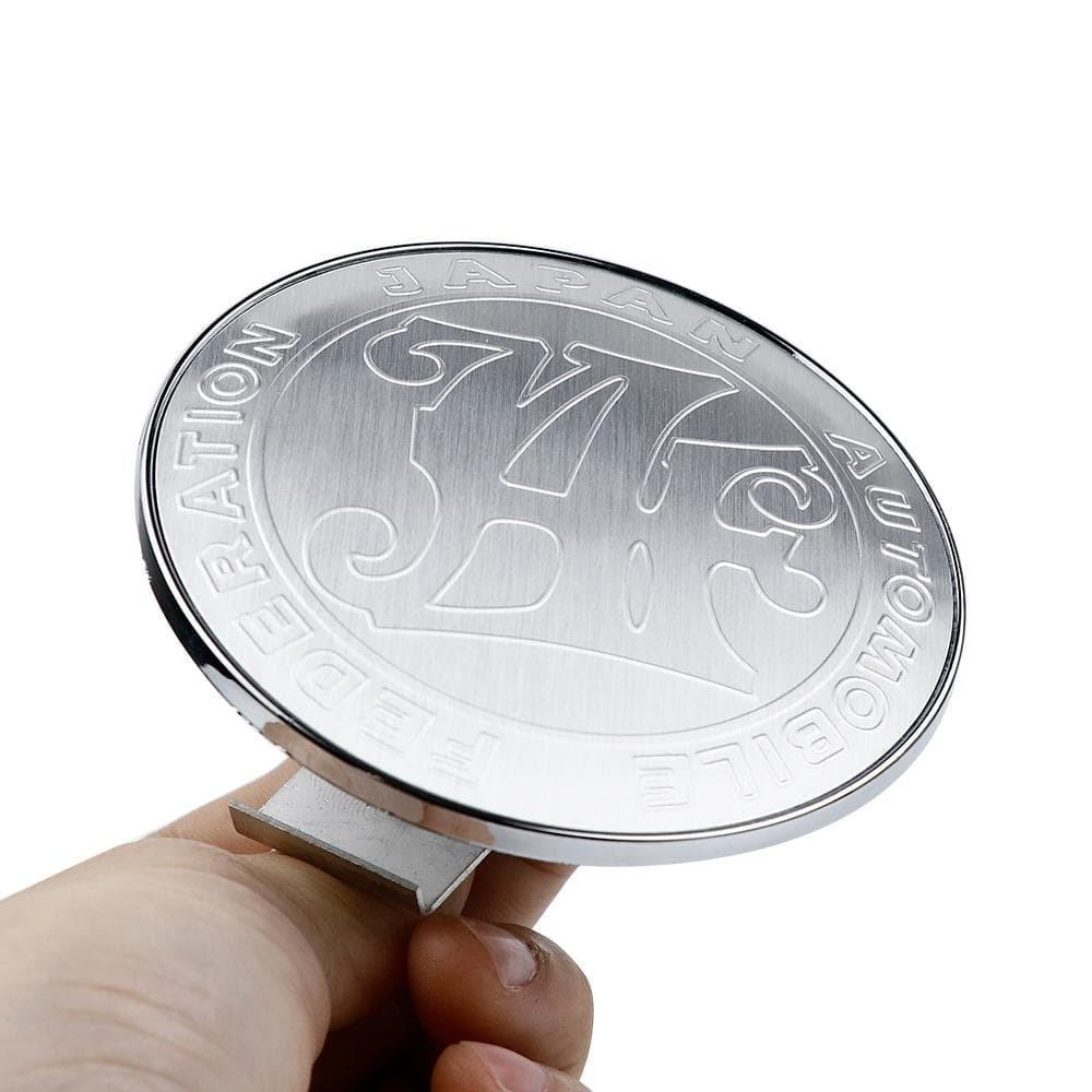 JAF (Japan Automobile Federation) 3D emblem badge chrome for F grill