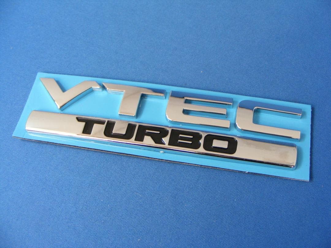 ● V-TEC TURBO ABS chrome plated/black separate specifications!