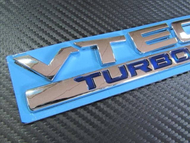 ● V-TEC TURBO ABS chrome plated/blue separate specifications!