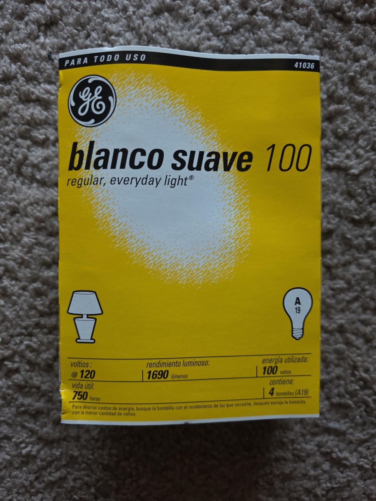 4pk Vintage Collectible Old Style GE Extra Soft White 100 Watt Light Bulbs a19