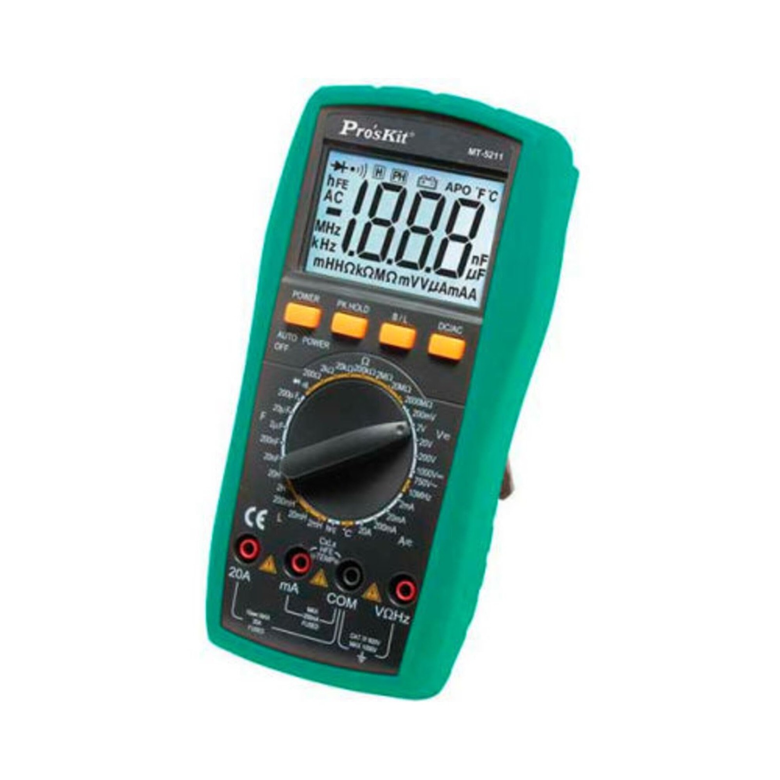 Pro’sKit MT-5211 Digital LCR Mustimeter, 3-1/2″ Black