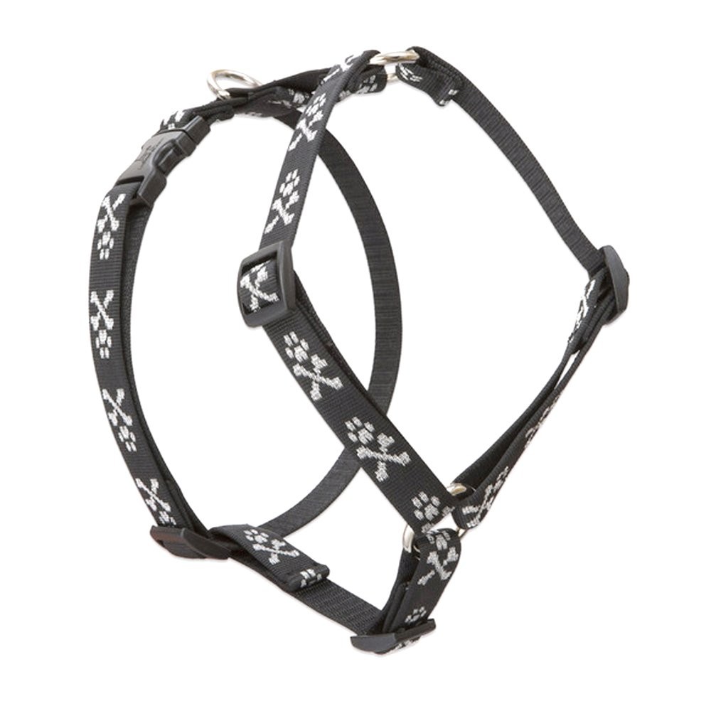 LupinePet Originals 3/4″ Bling Bonz 20-32″ Adjustable Roman Dog Harness