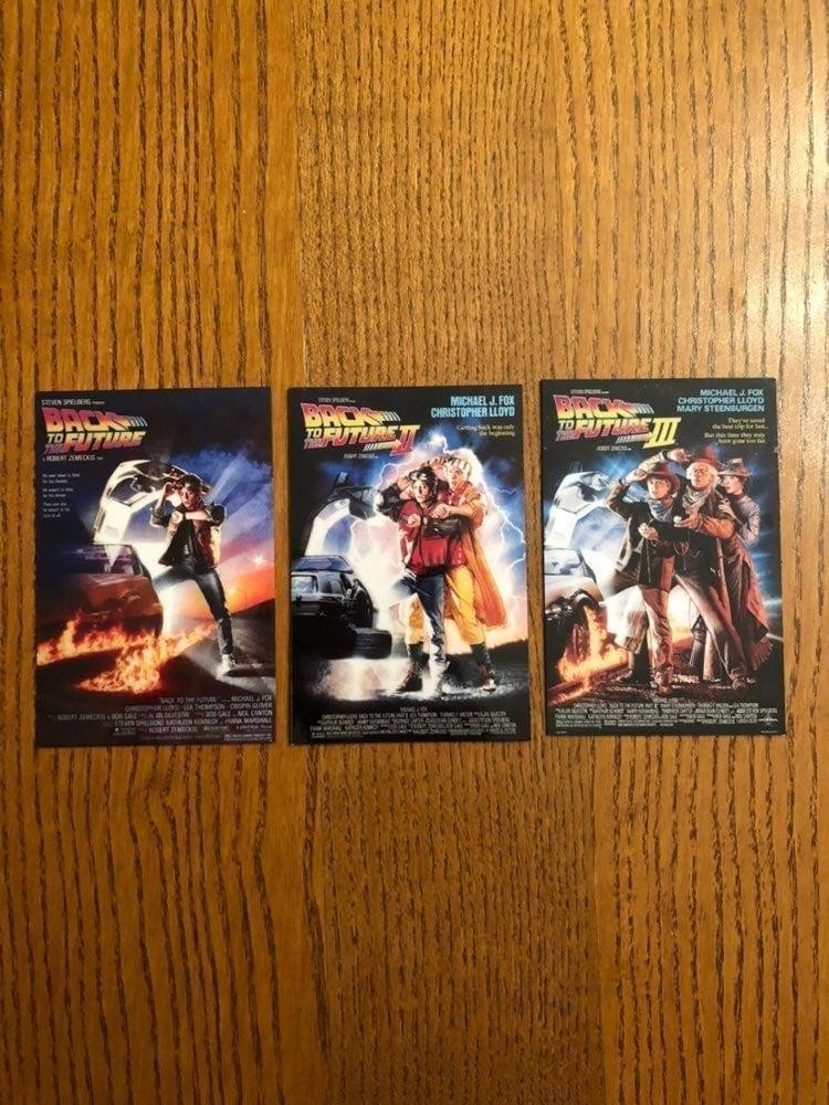 Back to the Future fridge magnets
