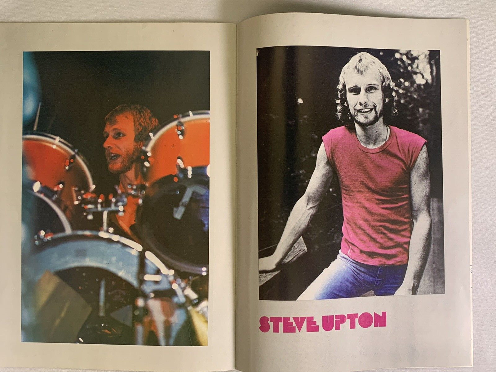 Wishbone Ash Powell Turner Programme Original Vintage New England Tour 1976