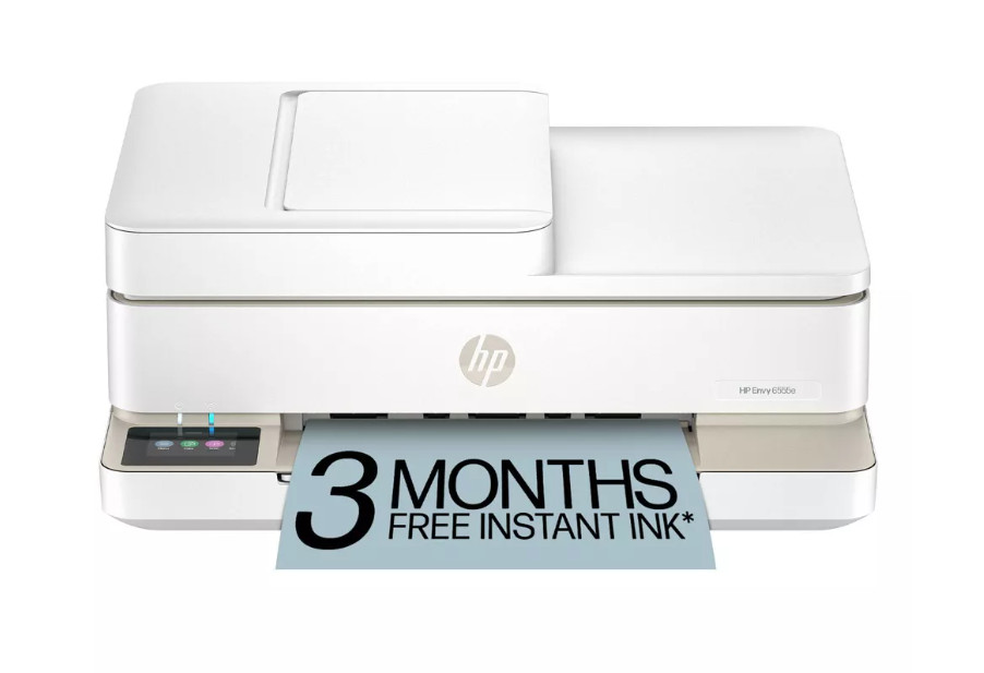 HP Envy 6555e All-in-One Printer with 3 Months of Instant Ink for free with HP+