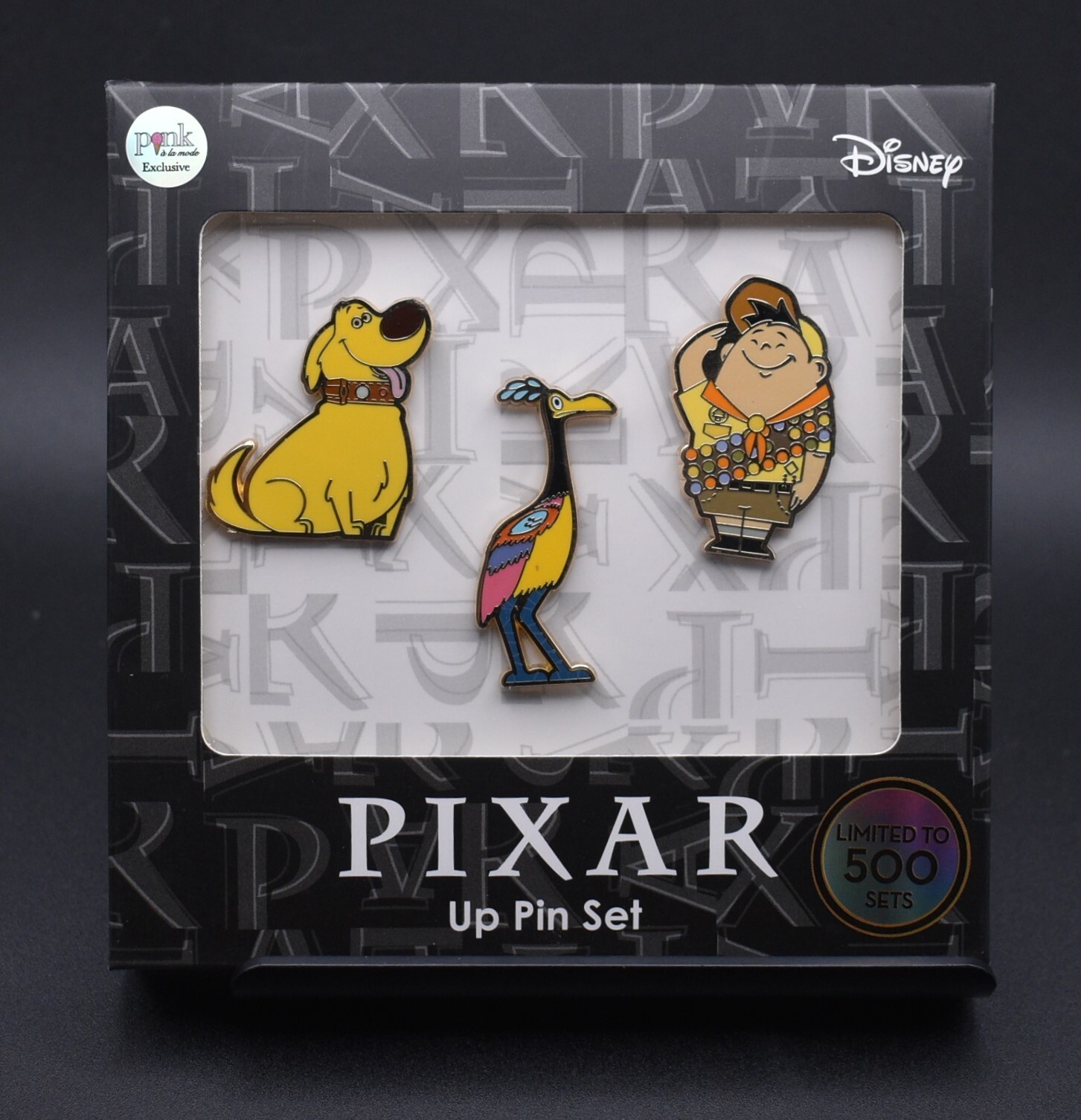 Disney Palm Pixar Up 3 Pin Set Kevin Russell Dug LE 500 (C11)